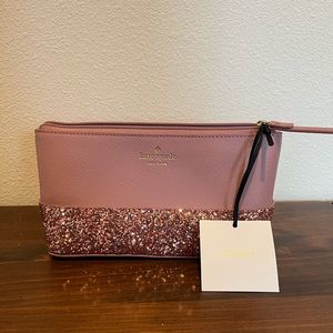 Kate Spade Little Shiloh Greta Court cosmetic pouch. NWT